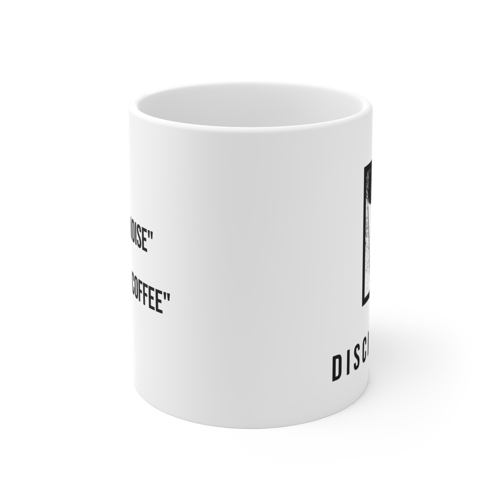 DISCIPLINE MAG COFFEE MUG "F#CKED BY NOISE / CONSUMED BY COFFEE"