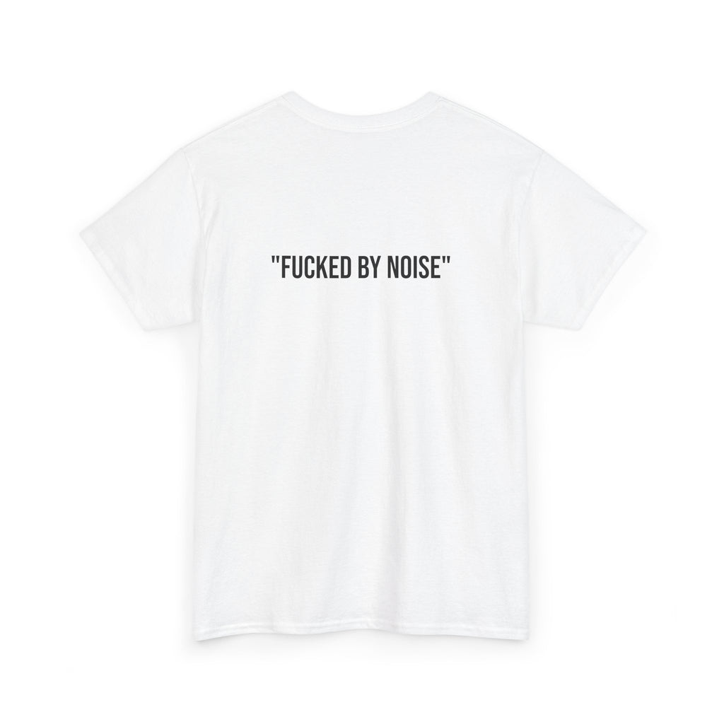 DISCIPLINE MAG "F#CKED BY NOISE" T-SHIRT [WHITE]
