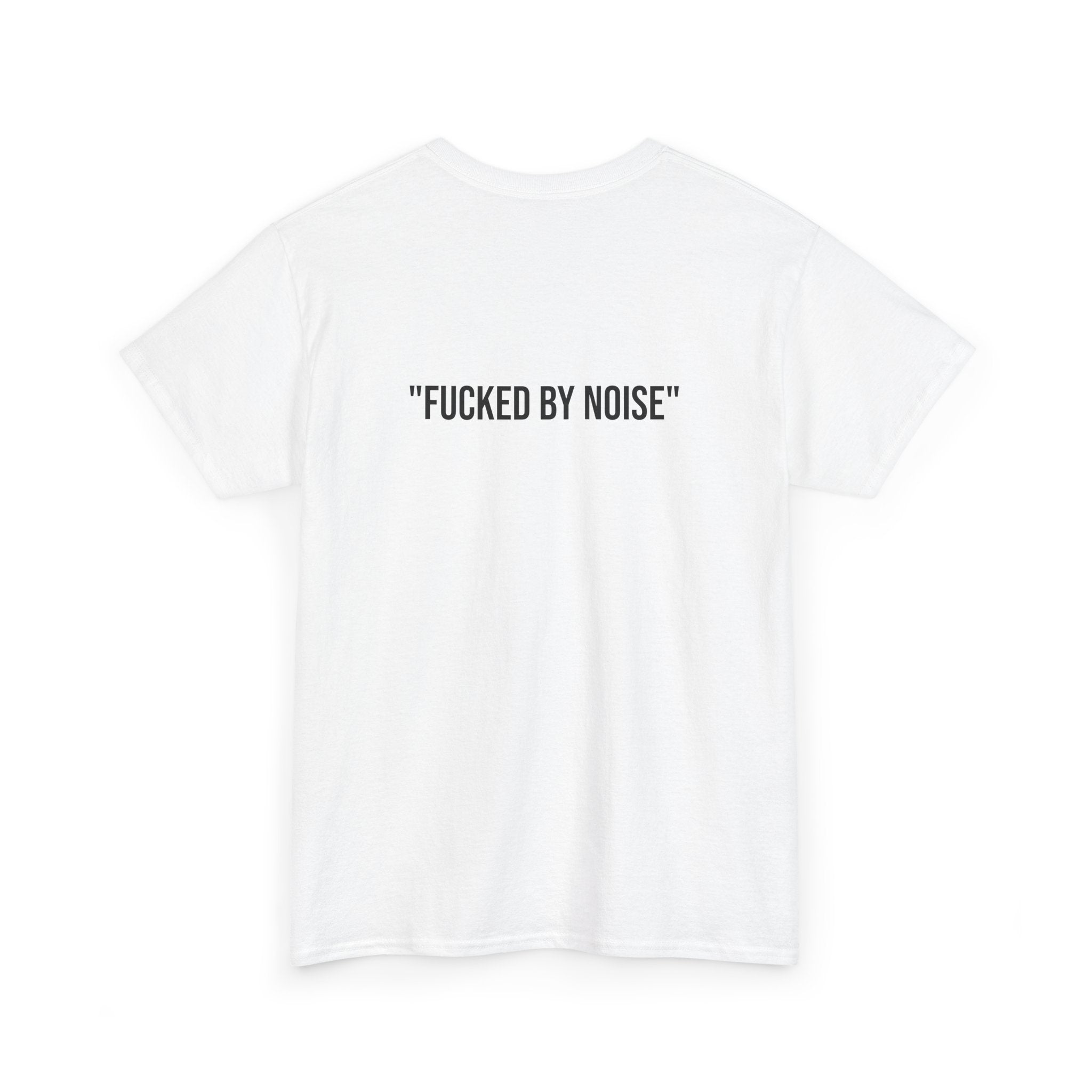 DISCIPLINE MAG "F#CKED BY NOISE" T-SHIRT [WHITE]