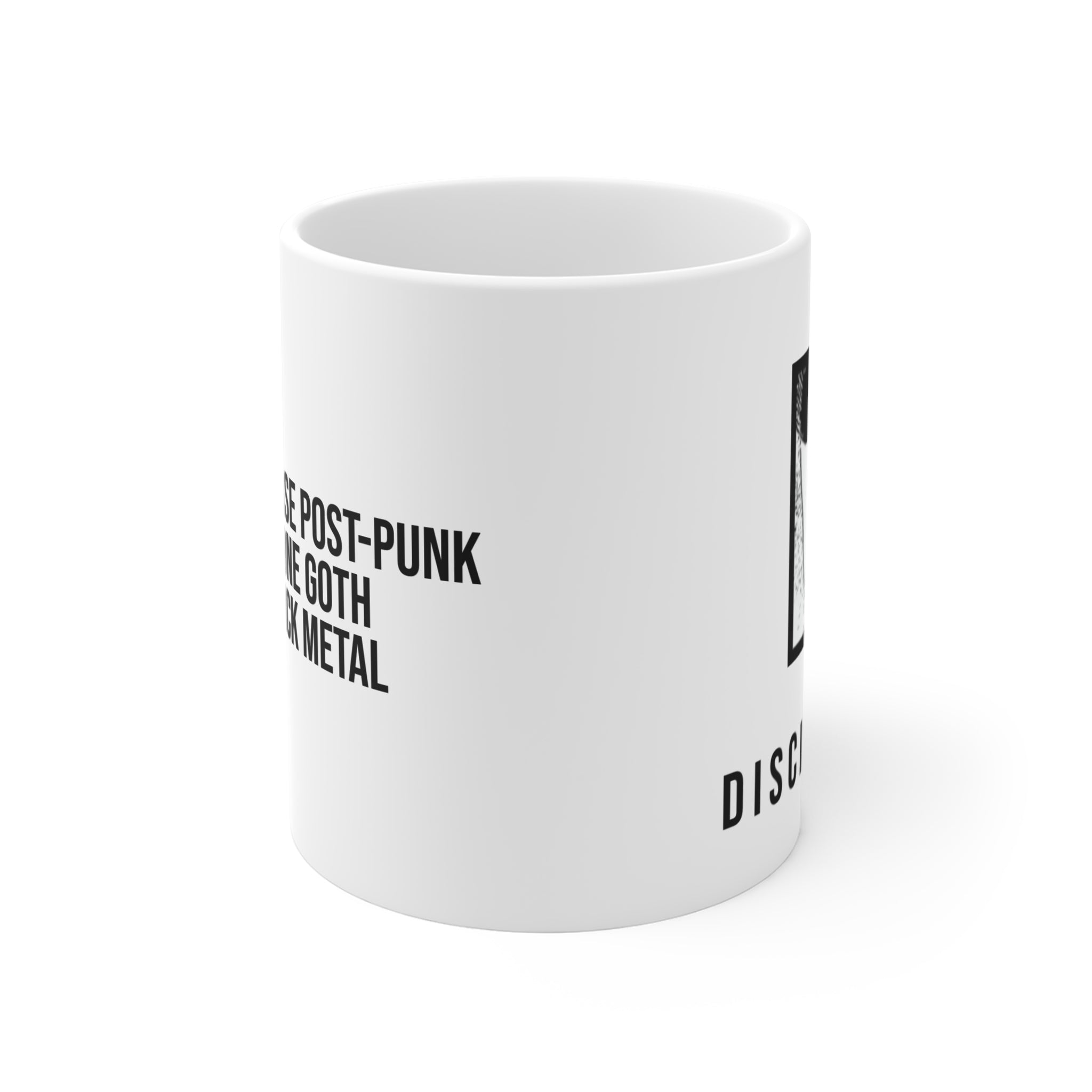 DISCIPLINE MAG COFFEE MUG - GENRES [WHITE]