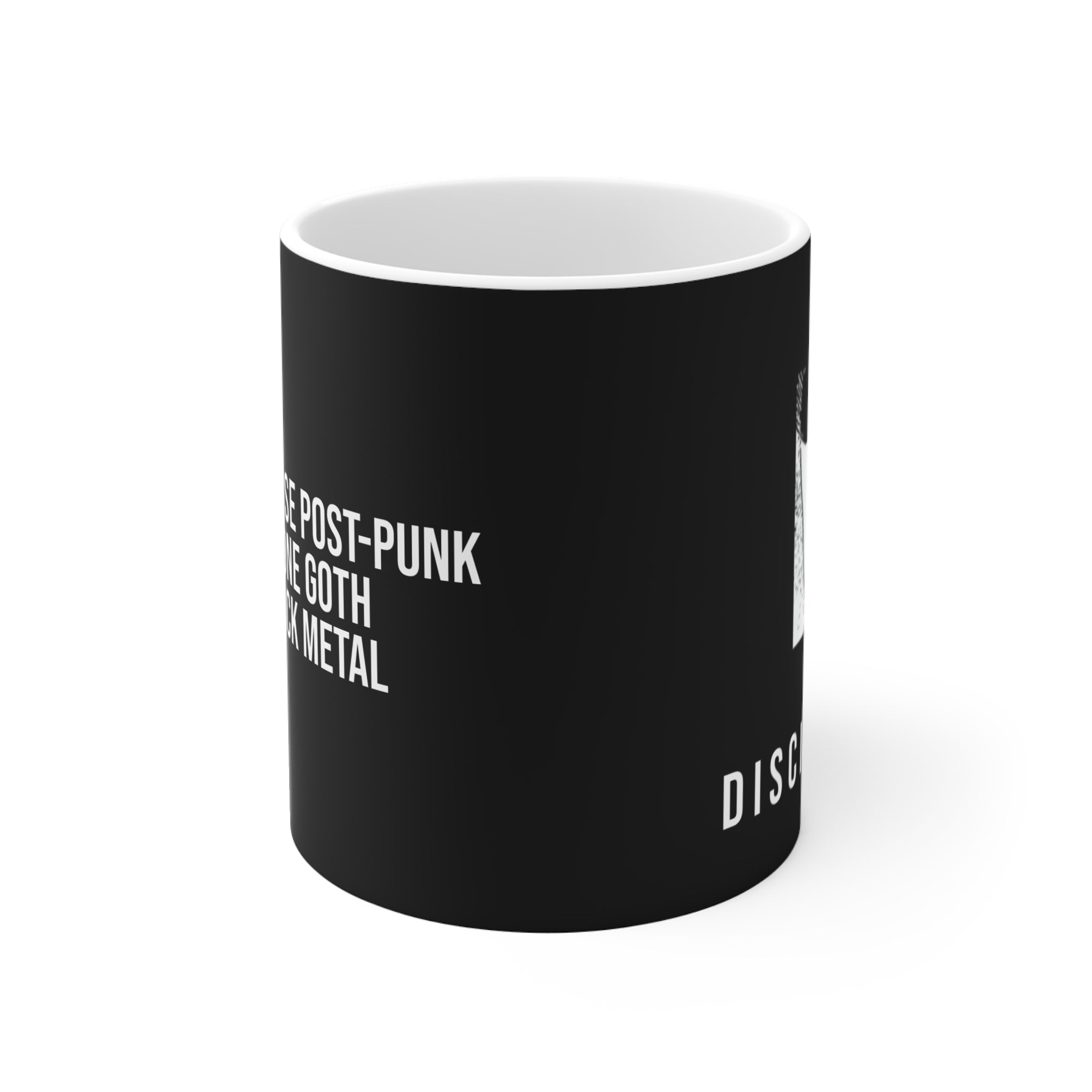 DISCIPLINE MAG COFFEE MUG - GENRES [BLACK]