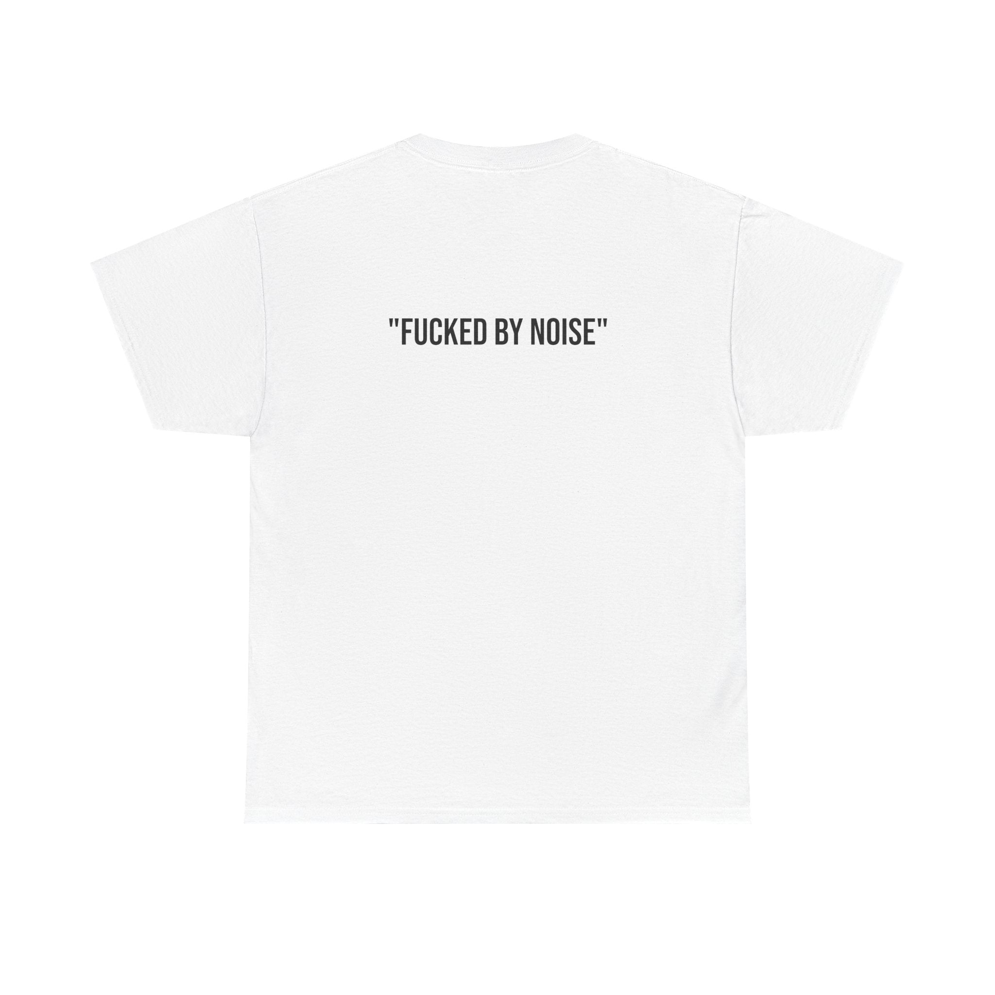 DISCIPLINE MAG "F#CKED BY NOISE" T-SHIRT [WHITE]