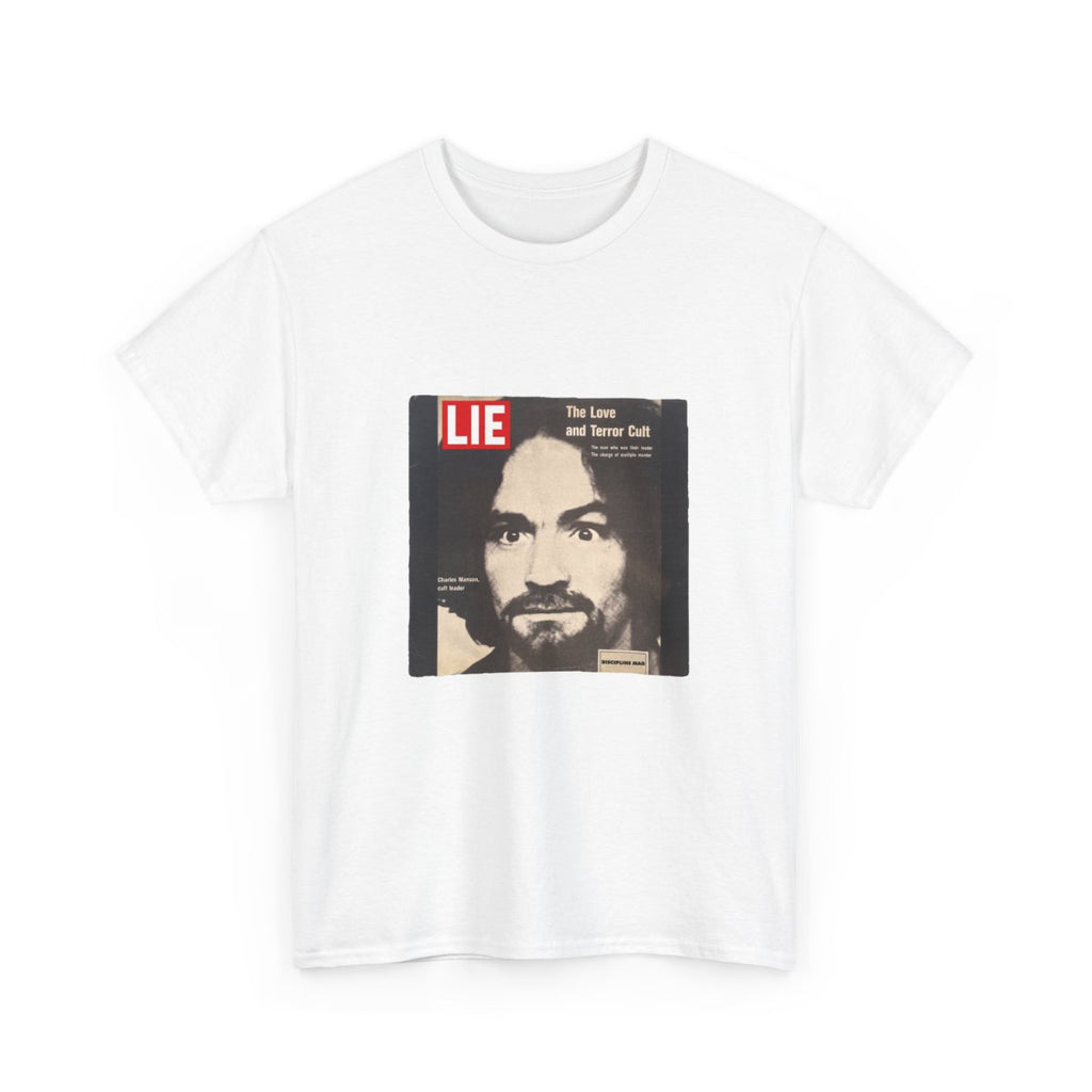 Charles Manson Lie T-Shirt in White