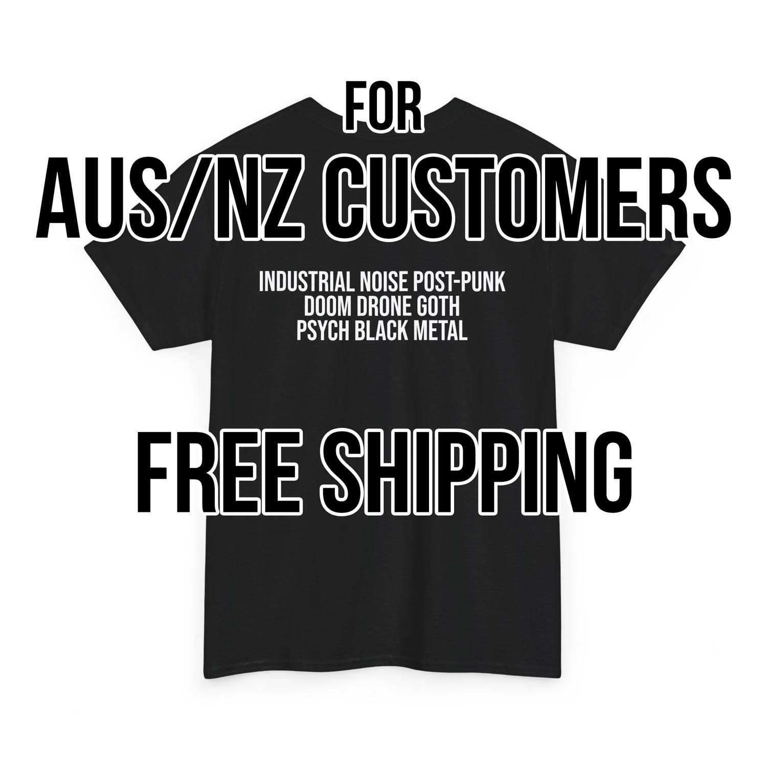 "GENRES" T-SHIRT [AU SUPPLIER/FREE DELIVERY]