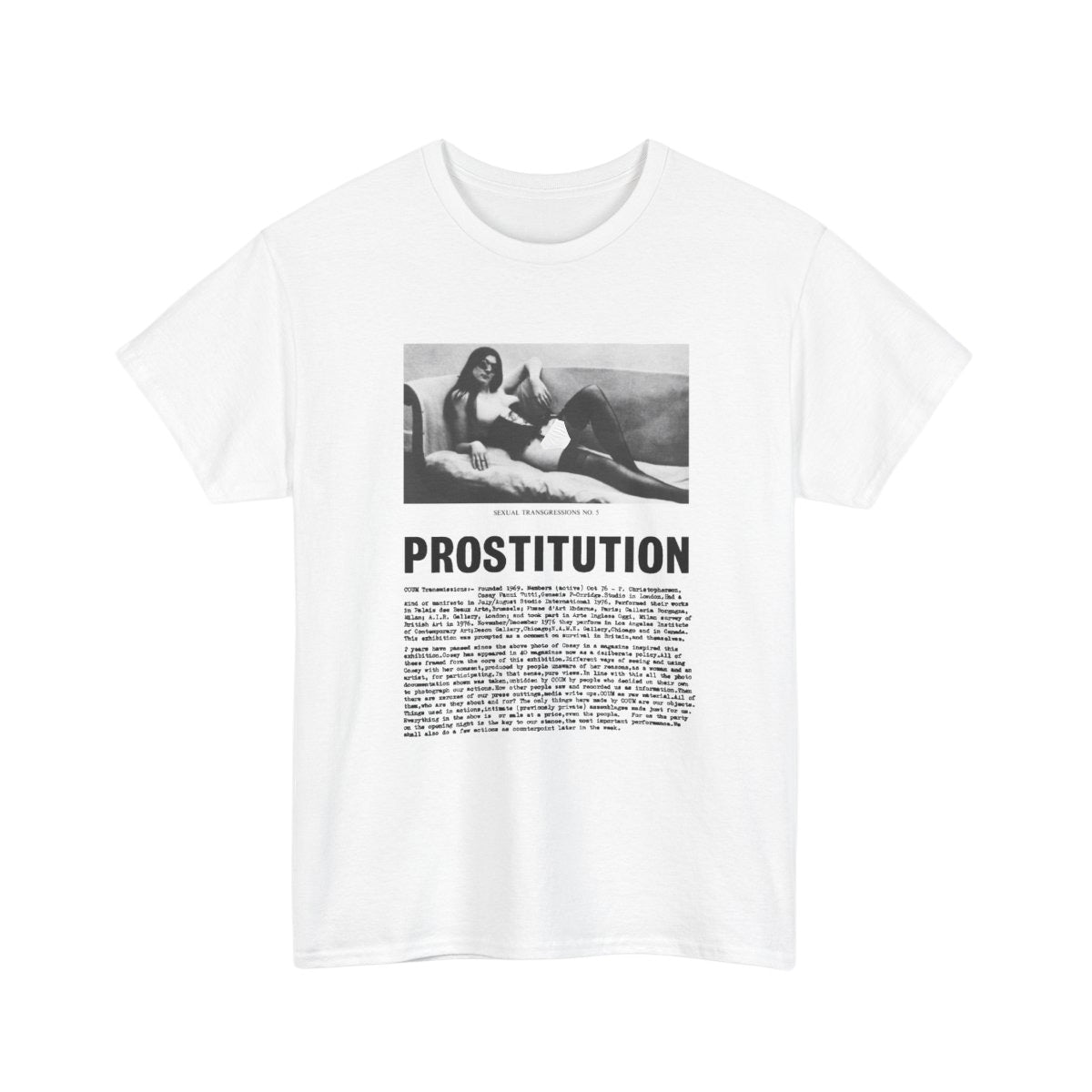 Prostitution 50th Anniversary T-Shirt [FREE SHIPPING]